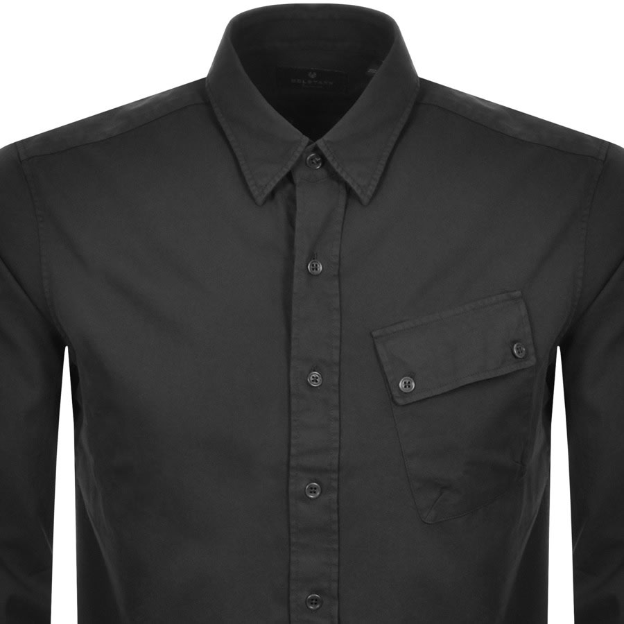 Alternative Image for ProductBelstaff Long Sleeved Pitch Shirt Black2